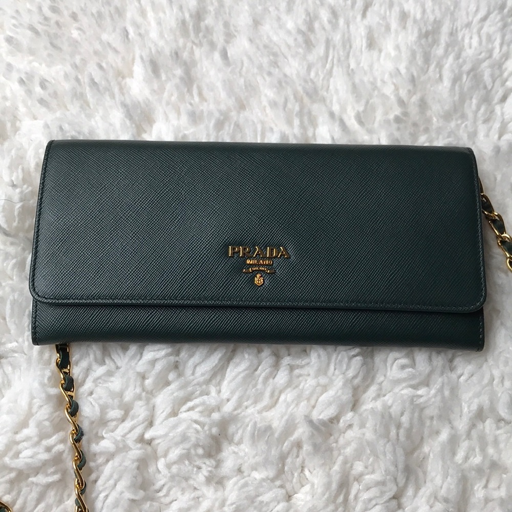 SOLD! πPrada Convertible Clutch Crossbody π - Picture 2 of 8